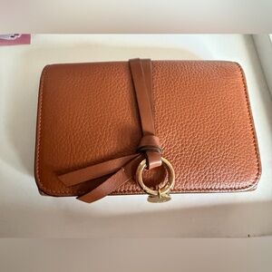 Chloe Brown Leather Wallet